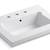 Kohler K-2979-8-0 Tresham White 25.5" Drop In Vanity Top Sink 8" cntrs 1 thumbnail