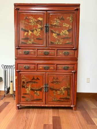 Asian/Oriental Cabinet (stackable) 1