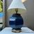 blue ceramic Table Lamp 2 thumbnail