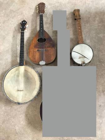 Very Old Mandolin, Tenor Banjo & Banjo Uke: Vintage Projects 1