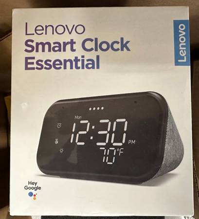 Lenovo Smart Clock with Google assistant. New in box! 1