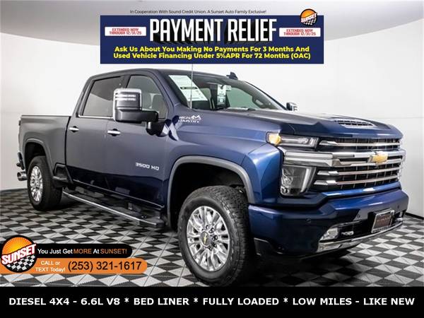 2023 Chevrolet Silverado 3500HD Diesel 4x4 4WD Chevy Truck High Countr 1