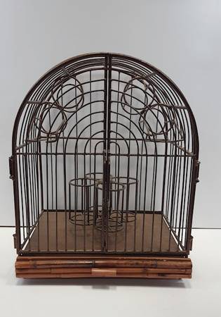 Wine Rack / Bird-Cage / Birdcage Planter. Unique! 1