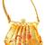 Japanese Brocade Handbag Silk Gold Geisha 2 thumbnail