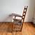 Antique 20th Cen. Shaker Ladder-Back Rush Seat Writing Chair 5 thumbnail