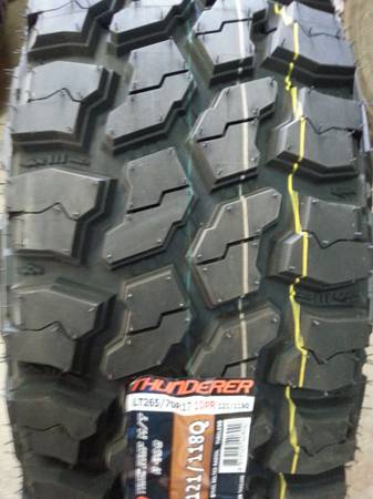 LT 265 70 17 Trac Grip MT Mud Tires 10 Ply 1