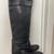 STEVEN by STEVE MADDEN TALL BLACK LEATHER BOOTS Sz 7 / 7.5 1 thumbnail