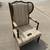 Cochran Furniture Vintage Chair Armchair Wingback Wood Upholstered 7 thumbnail