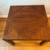 Vintage Lane Mid-Century Modern Parsons style square walnut side table 9 thumbnail