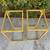 Pair of Matching MODERN  Gold Metal & Glass End Tables or Nightstands 2 thumbnail