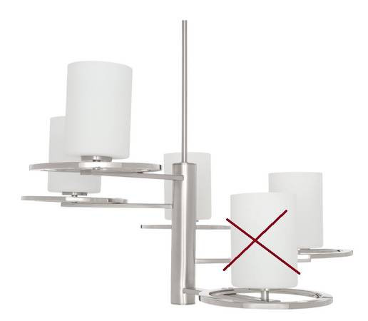 Home Decorators Collection Silas Peak 5-Light Polished Nickel and Brus 1