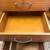 Teak Filing Cabinet on Rolling Caster Wheels Lock and Key -3 Drawer 5 thumbnail