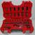 CRAFTSMAN 51 PIECE GUNMETAL CHROME SOCKET SET SAE & METRIC 3 thumbnail