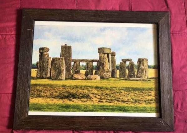 British 20th Century Oil Painting Salisbury Plain Wiltshire Landscape 1