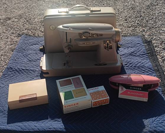 Singer Sewing Machine & Parts 1