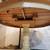 Wood Circle Table. White and Stain. 3 thumbnail