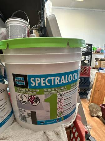 Free spectralock 1 urethane? grout dusty gray color 1