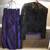 Women's Size 8 Velveteen top and polyester skirt set-worn once 7 thumbnail