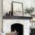 SOLID WOOD BLACK 5FT. FLOATING MANTLE  -.ALLNEW 1 thumbnail
