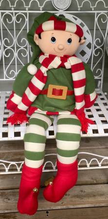 Like New 4 ft Jumbo Elf On Shelf or Elf on a Chair 1