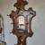 Victorian Walnut Hall Tree Hat Coat Rack Stand Iron Drip Pan c1880 5 thumbnail