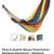 Brand new in bag, heavy duty canvas rainbow hammock 1 thumbnail