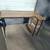 47 Inch L Shaped Computer Desk and Shelves, Engineered Wood, Metal 1 thumbnail