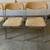 Mid Century MODERN Vintage Folding ITALIAN Chairs, 1970's, Set of 4 16 thumbnail