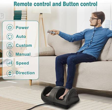 TERELAX Shiatsu Foot and Calf Massager Machine - Dark Gray - BRAND NEW - $79 (Brooklyn - Pick up only)63471259397761121