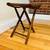 Stylish Vintage Folding Camp Stool with Slat Seat 2 thumbnail