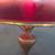 Edward Miller EM & Co. 698 Ruby Cranberry Etched Electric Lamp 6 thumbnail