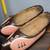 Vintage two pair hand-painted Dutch wooden clogs (known as klompen in 3 thumbnail