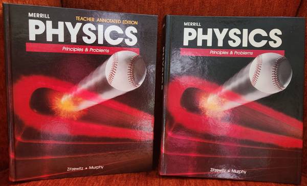 Physics Principles & Problems Teacher Student ed Home School Science 1