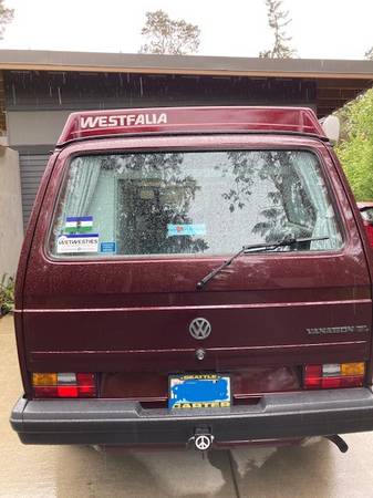 VW Westfalia 1991--¡Impecable! PRECIO REDUCIDO - $32,500 (área de port townsend)63623644209665123