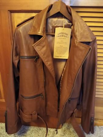 Handmade New Leather Jacket 1