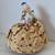VTG COMPLETE half doll / pincushion doll. Blonde lady in Lilac dress/b 1 thumbnail