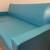 Turquoise 1960s Naugahyde Loveseat/Sleeper – Cute and Comfy! 5 thumbnail
