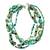 Big Chunky Green Blue Turquoise SILPADA Sterling Silver Necklace 3 thumbnail