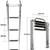 NEW 4 Step Boat Ladder Under Platform Slide Mount Boat Boarding Ladder 4 thumbnail