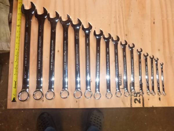 Mastercraft Maximum Combi Wrench Set to 1 1/8" BNIB 16 pc 1
