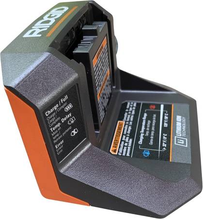 Brand NEW Ridgid R86093 18V Lithium-Ion Battery Charger 1