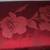BENCH Vintage Entry Way Cushioned Red Floral Entrance Seat Chair 4 thumbnail