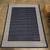New 5’3” x 6’11” Navy Diamond Border Indoor/Outdoor Area Rug 2 thumbnail