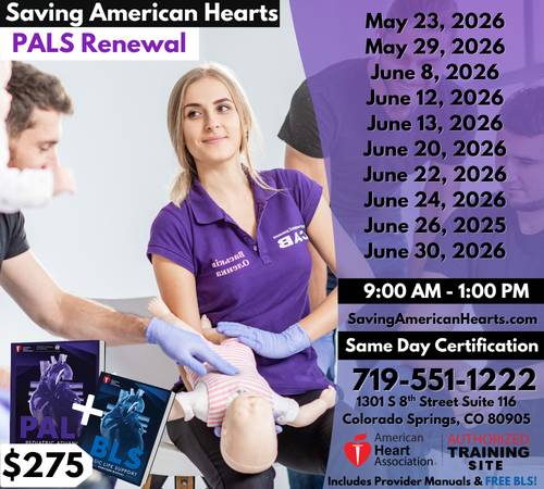 AHA PALS Renewal Course June 12, 2026 (+FREE BLS) 1