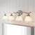Hampton Bay Andenne Brushed Nickel Four-Light Vanity Fixture 3 thumbnail