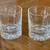 2 Rare High Quality Like New Whiskey Tumblers with Character Emblem 5 thumbnail