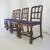 Vintage Oak Wood Arts and  Crafts Dining Chairs 1 thumbnail