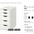 IKEA ALEX Drawer unit, white - $80 5 thumbnail