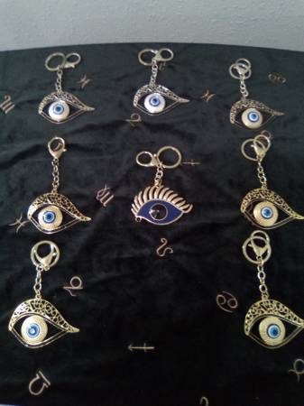 POWERFUL THIRD EYE EGYPTIAN MEDALLION'S / KEY CHAIN'S 1