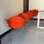 Authentic Herman Miller Eames Fiberglass Molded Chairs – Orange/Red 5 thumbnail